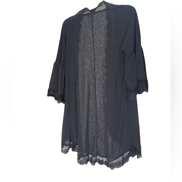 Spadehill open front kimono / cover up. Lace detail. Size 2XL GUC - Picture 6 of 7
